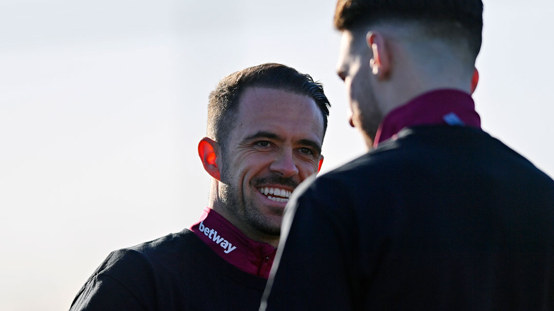 Danny Ings with Declan Rice