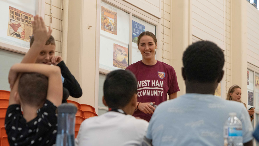Lucy Parker attended the Foundation's Healthy Hammers programme