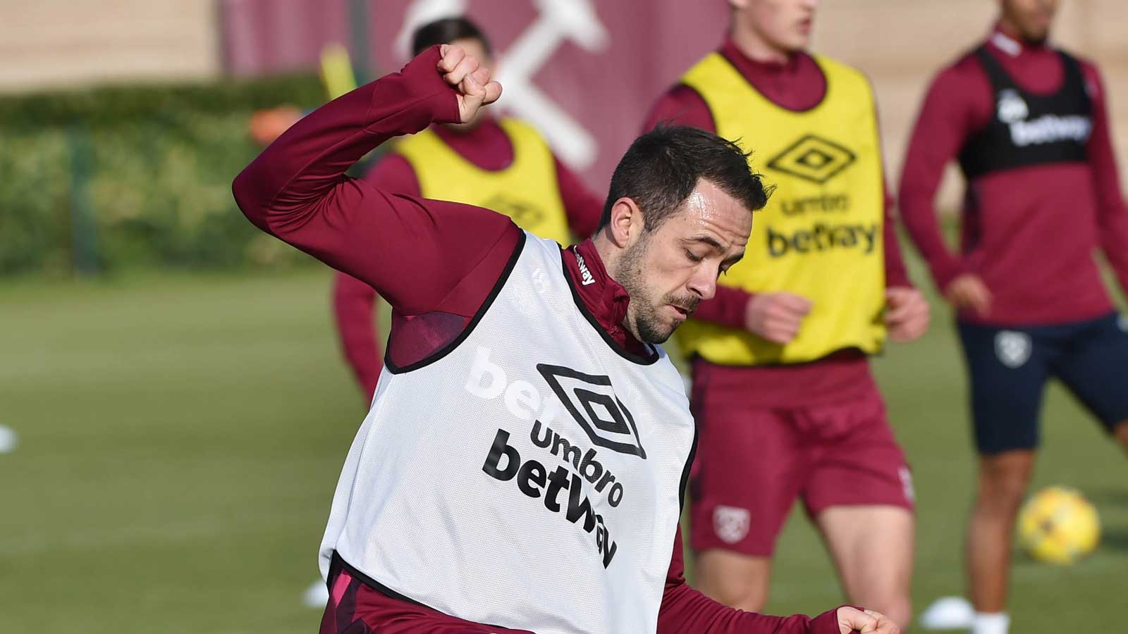 Danny Ings in training