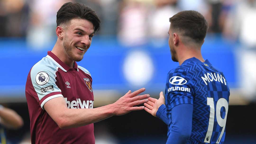 Declan Rice and Mason Mount