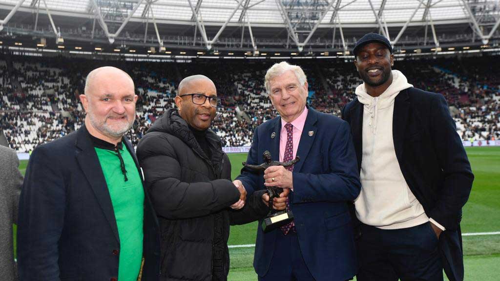 Sir Trevor Brooking and Carlton Cole joined the Jack Leslie Campaign