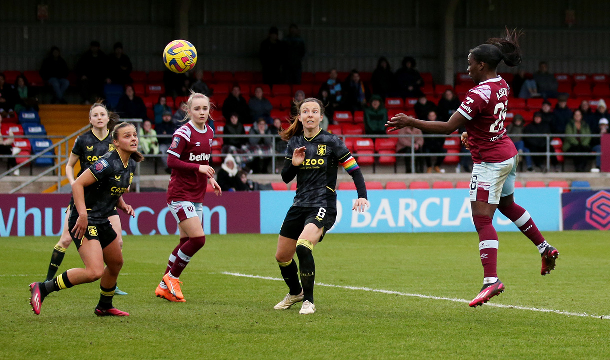 Viviane Asseyi scores against Aston Villa