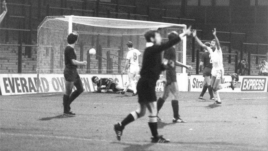 David Cross scored a hat-trick in our European Cup Winners' Cup win over Castilla in 1980