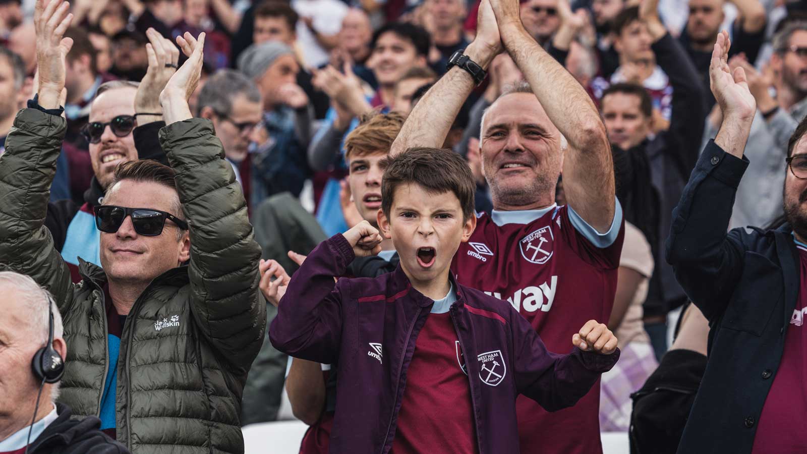 Supporters at London Stadium