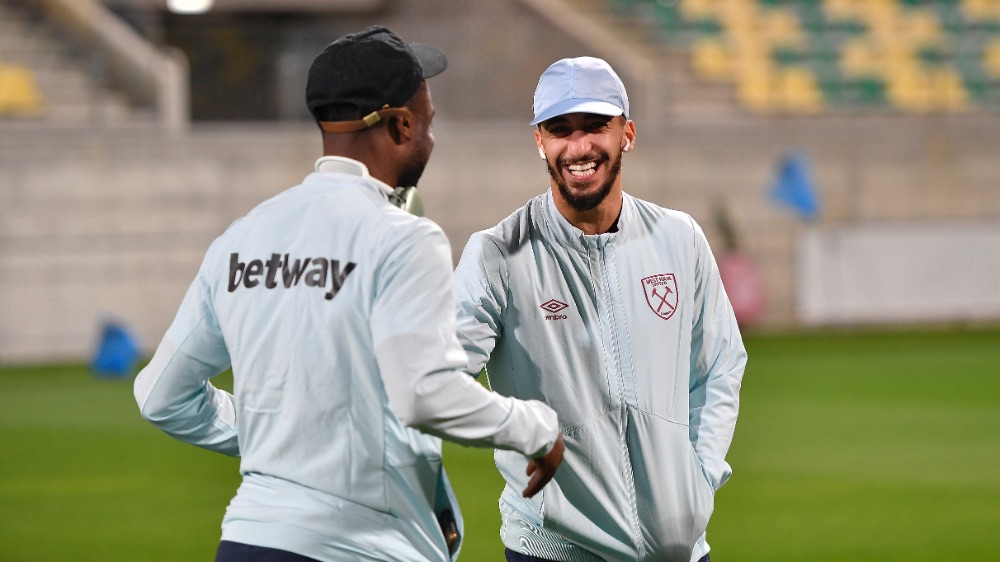 West Ham arrive in Larnaca