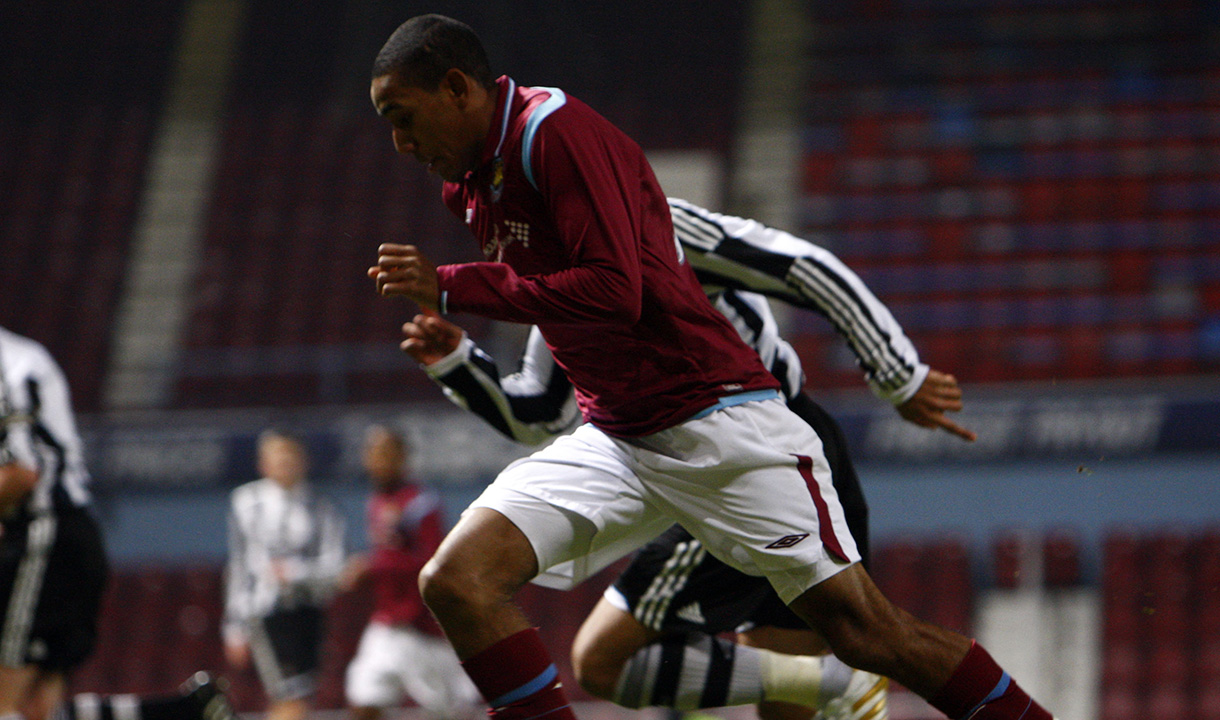 West Ham United's Montano in action