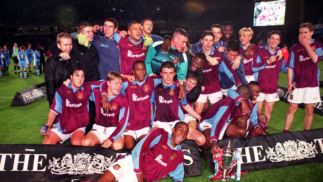 The young Hammers won the FA Youth Cup in style in 1999