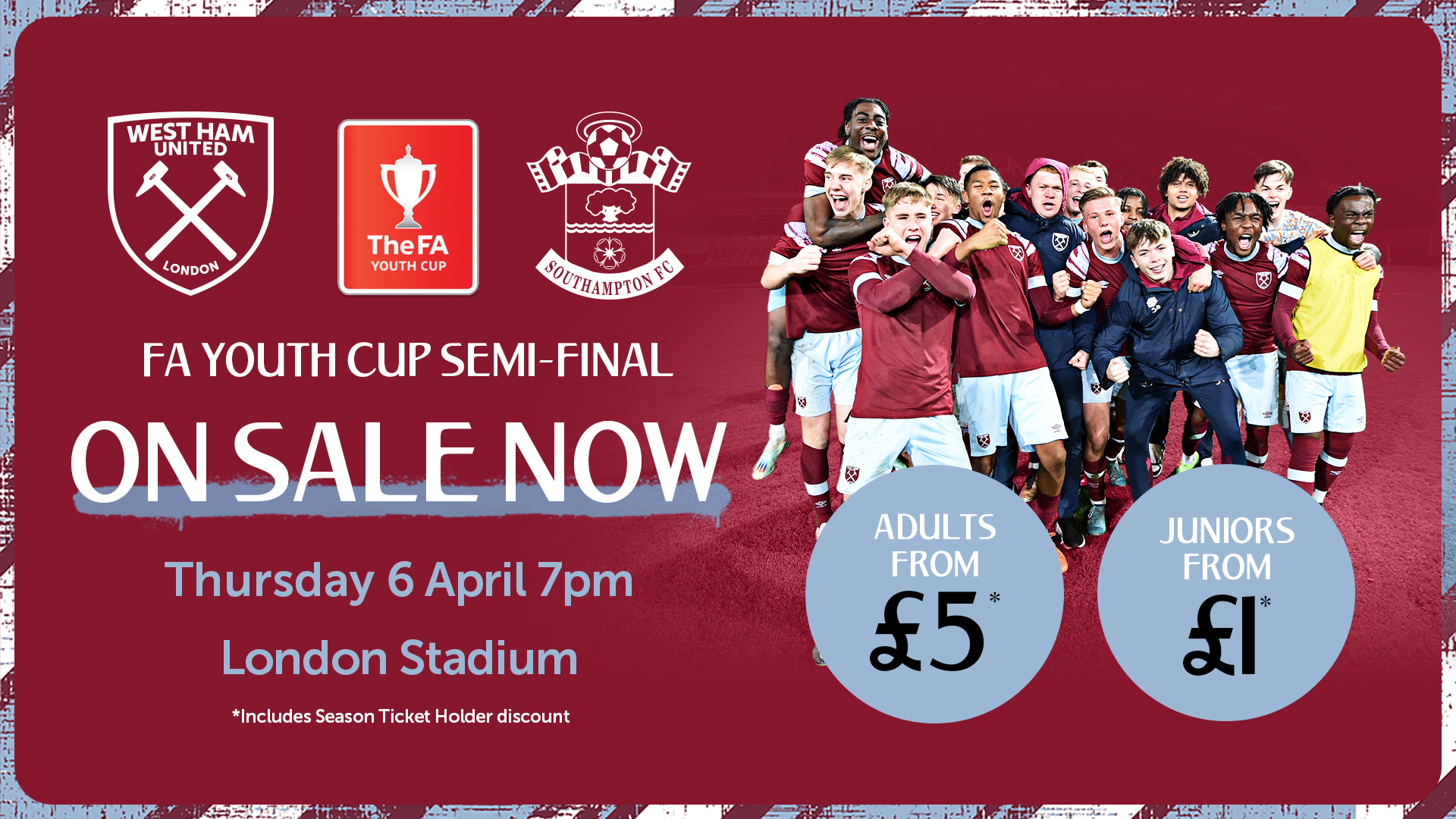 Fa youth cup semi-final tickets