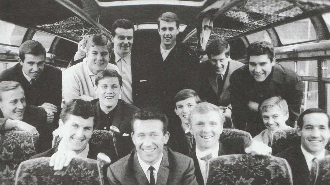 Alan (bottom left) with his European Cup Winners' Cup winning squadmates