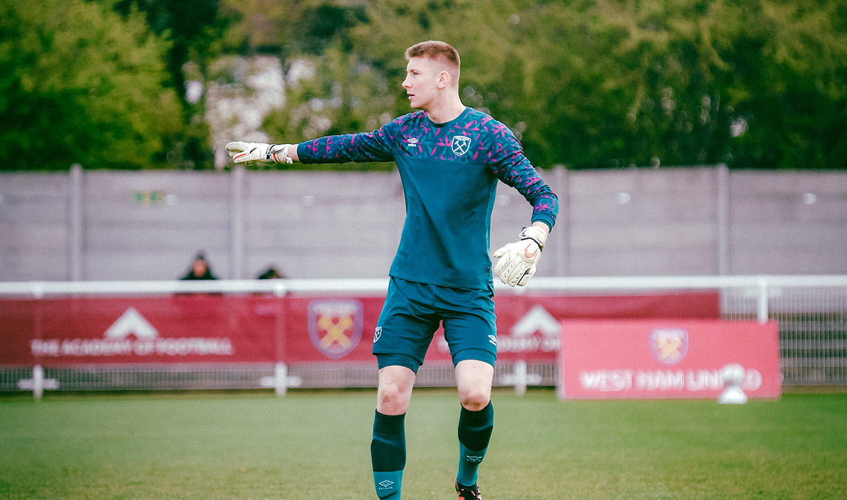 Mason Terry in action for the U18s