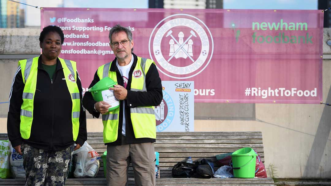 Irons Supporting Foodbanks have been collecting since November 2019