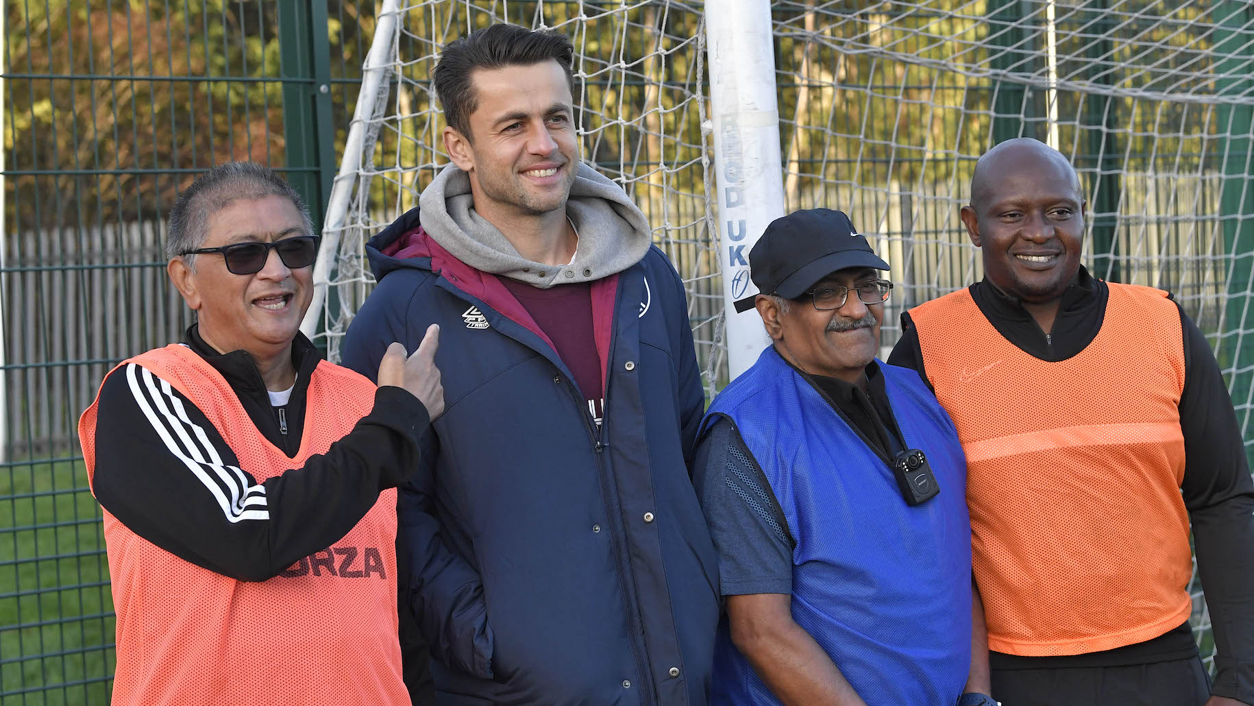 Fabiański attends Walking Football session