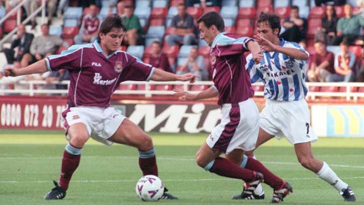 Frank Lampard was on target against Heerenveen in 1999