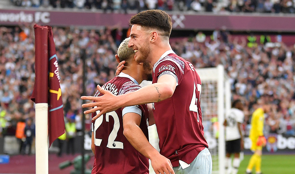 Declan Rice and Benrhama