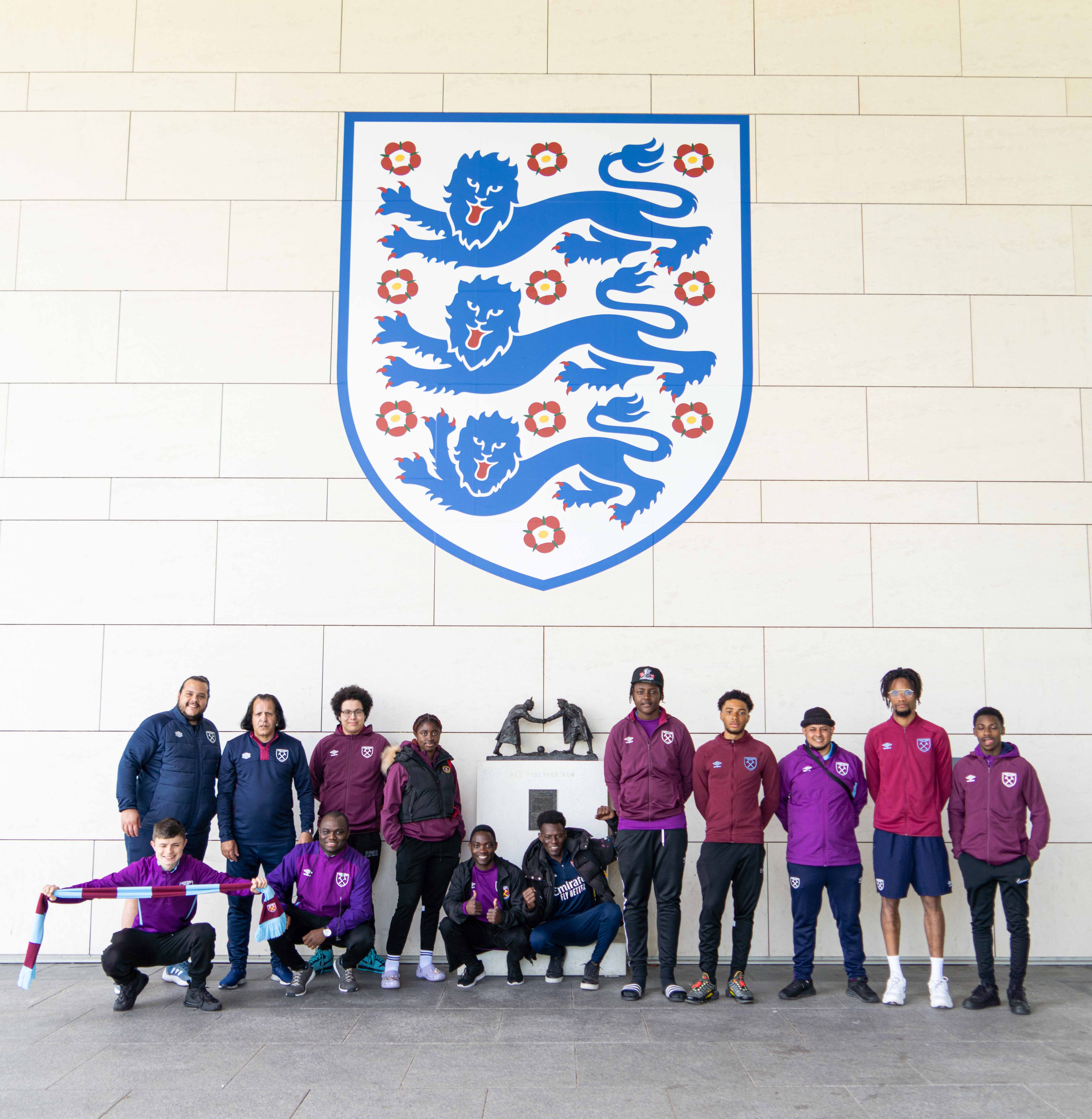 The Training Ground participants at St George's Park