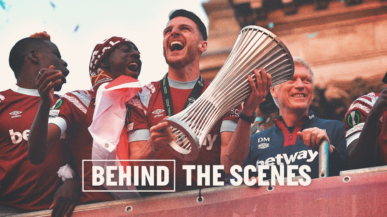 Behind the scenes of the bus parade