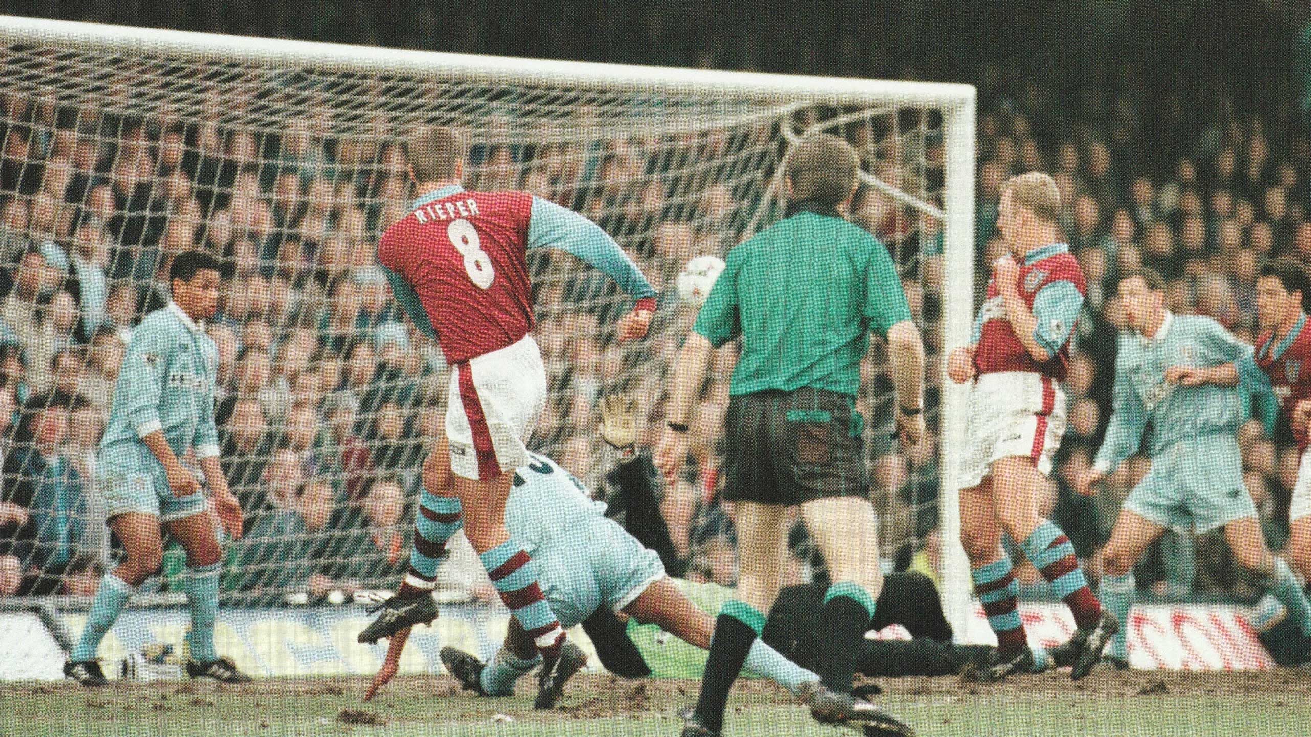 Marc Rieper scores against Coventry City