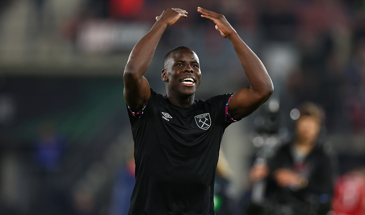 Zouma celebrates