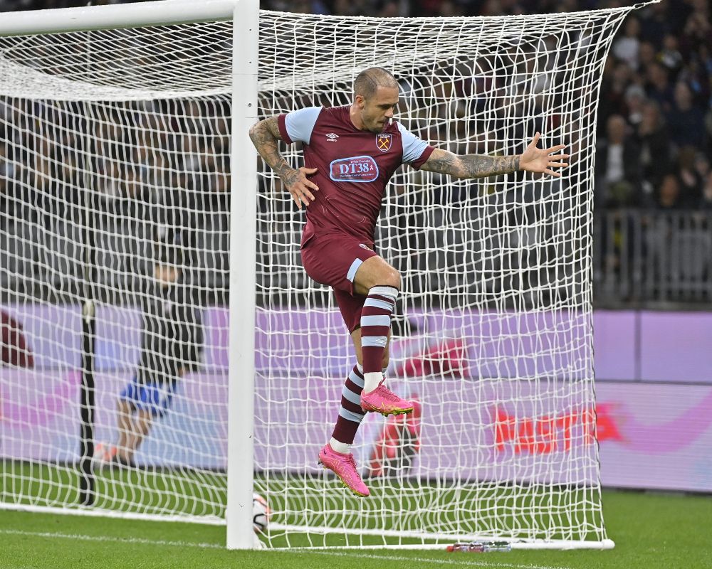 Danny Ings scores against Tottenham