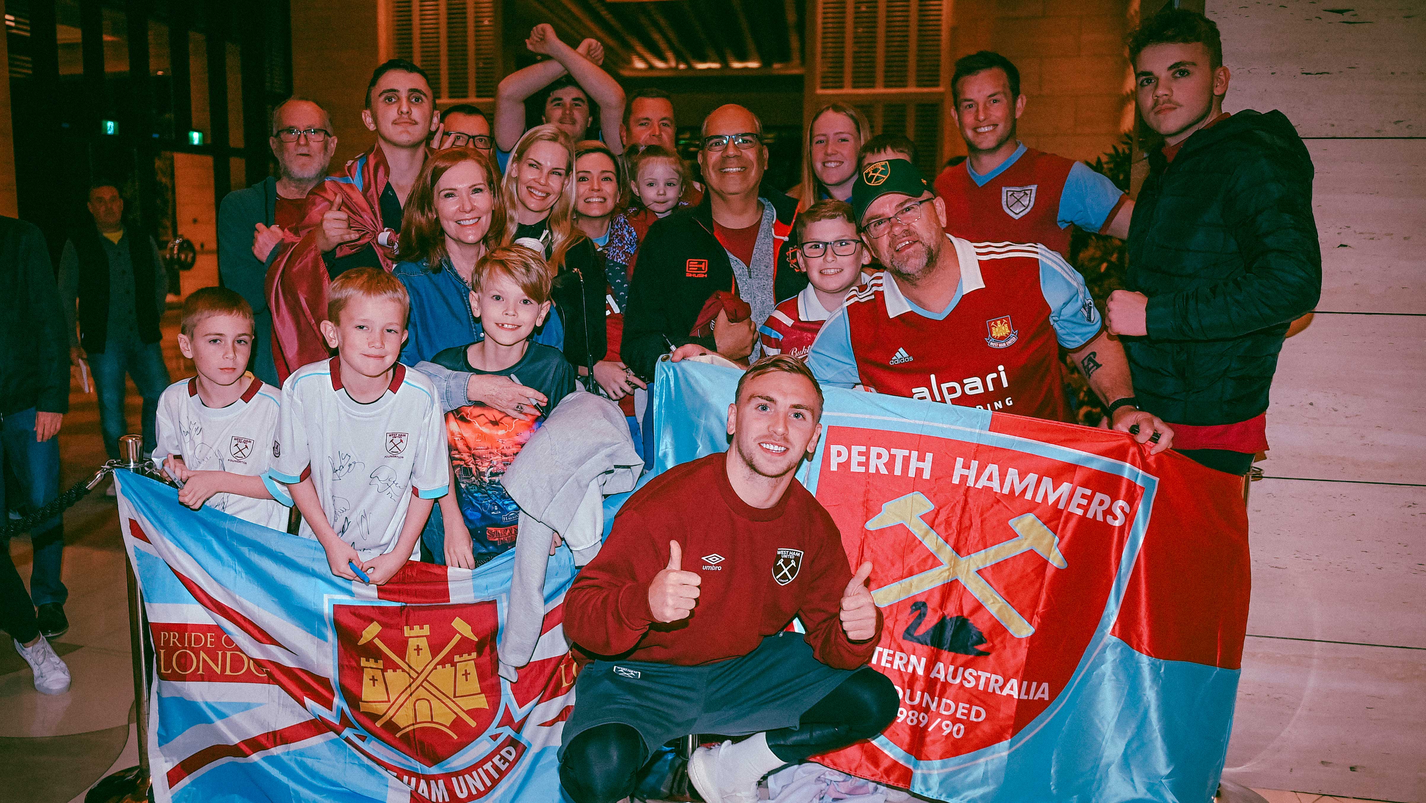 Jarrod Bowen with Perth Hammers