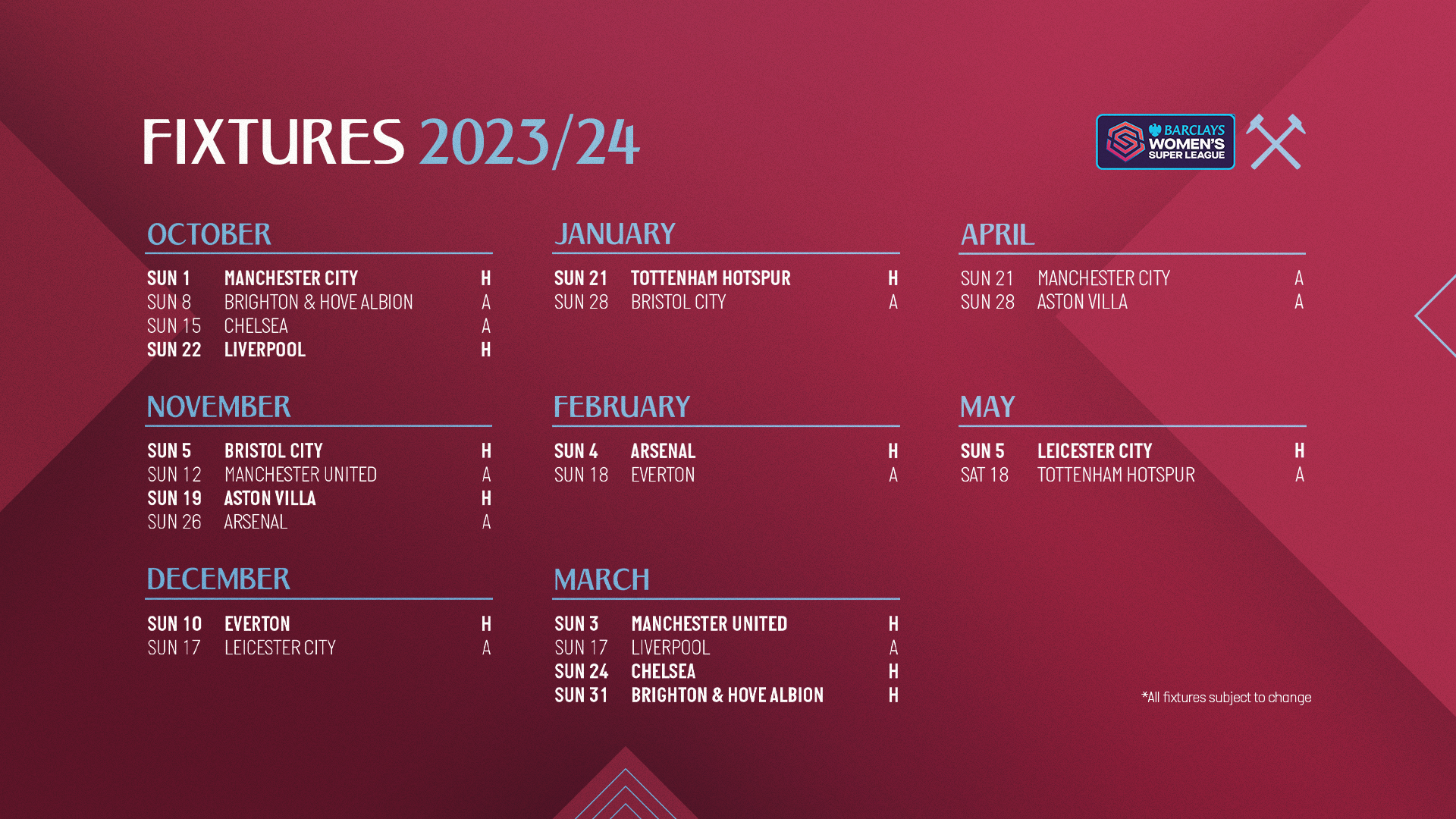 DOWNLOAD: Sky Blues 2023/24 fixture list wallpaper - News - Coventry City