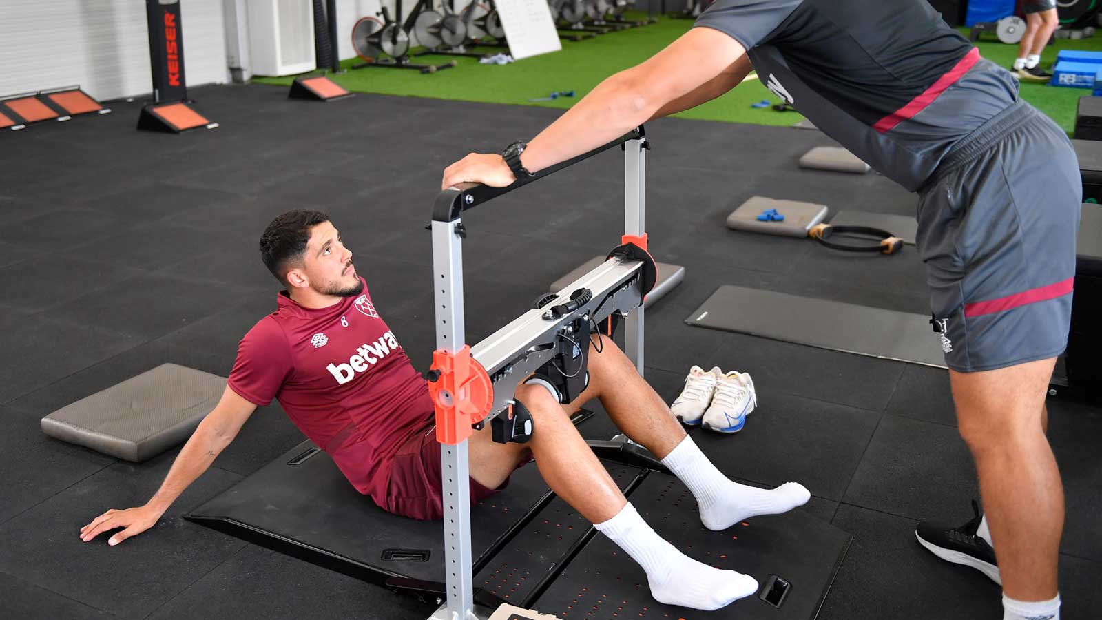 Pablo Fornals in training