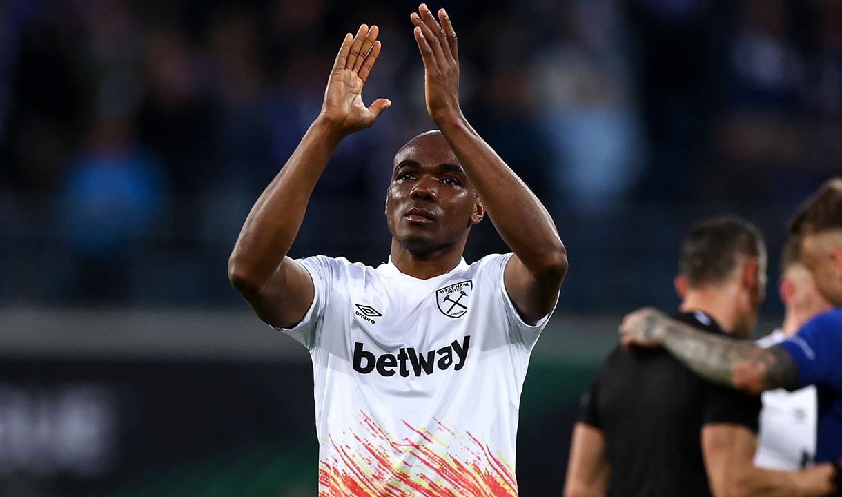 Angelo Ogbonna claps the West Ham United fans
