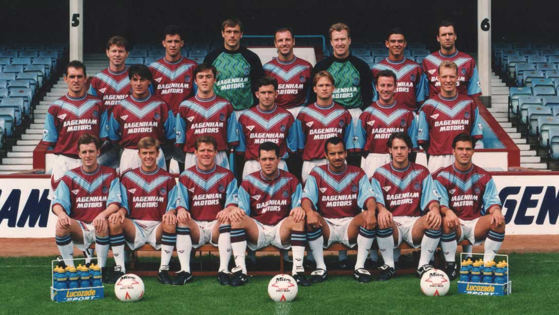 1993/94 West Ham United team photo