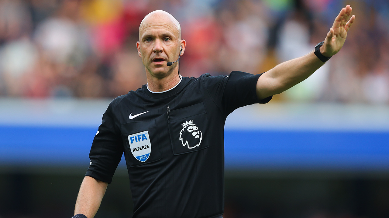 Anthony Taylor the referee