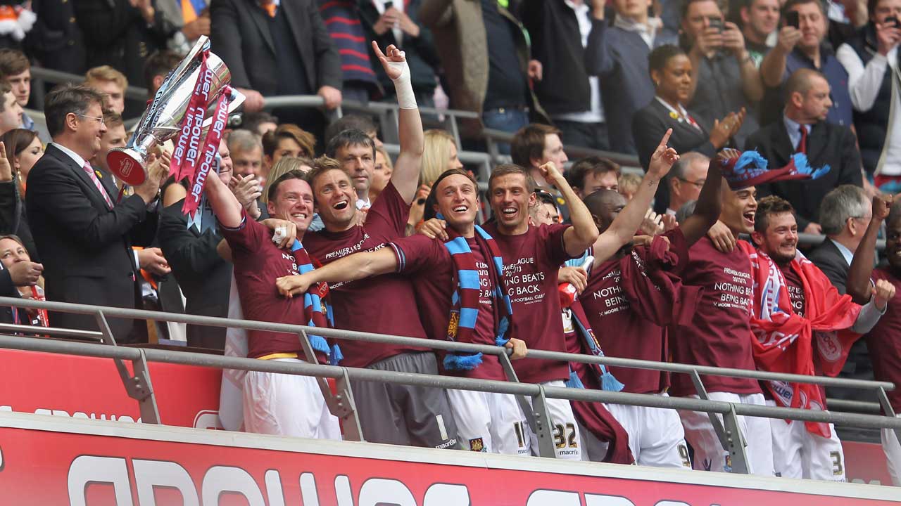 2012 Play-Off final celebrations