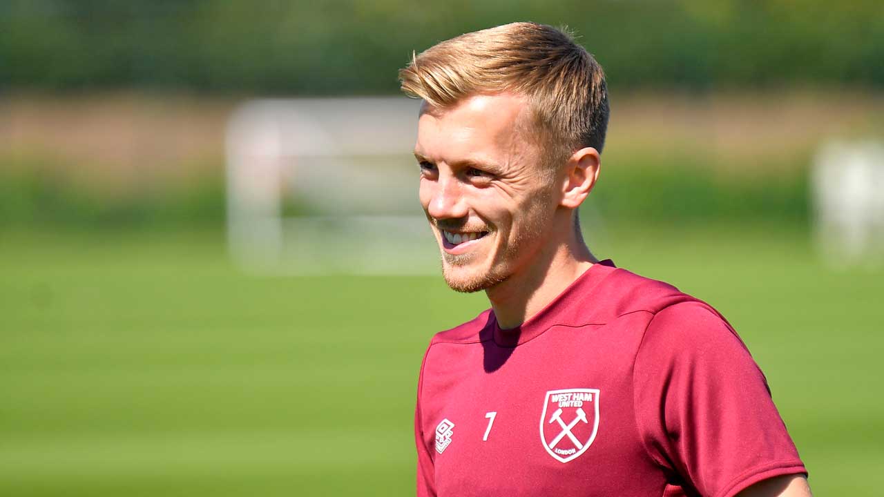 James Ward-Prowse in training