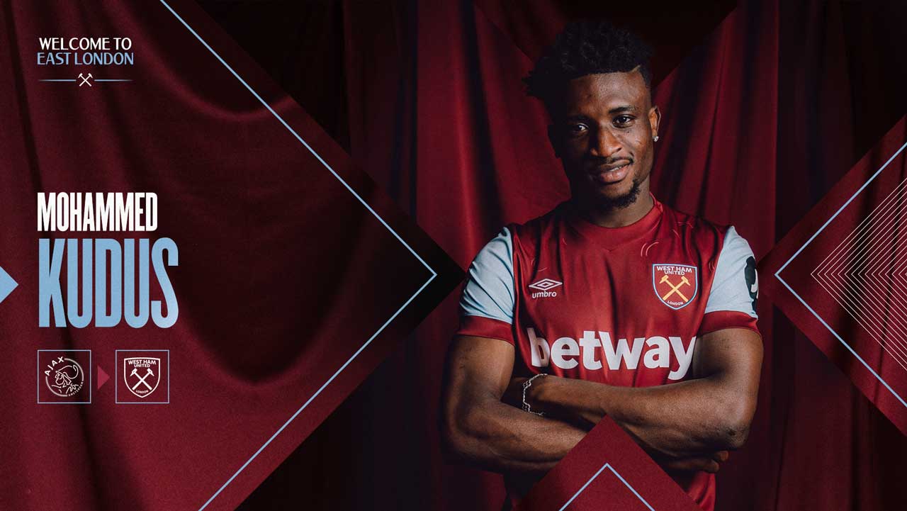 West Ham United sign Mohammed Kudus | West Ham United F.C.