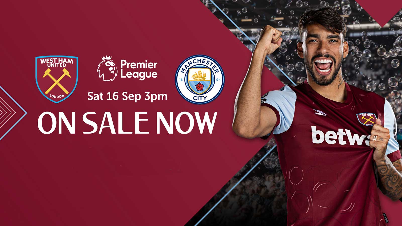 Manchester City tickets on sale