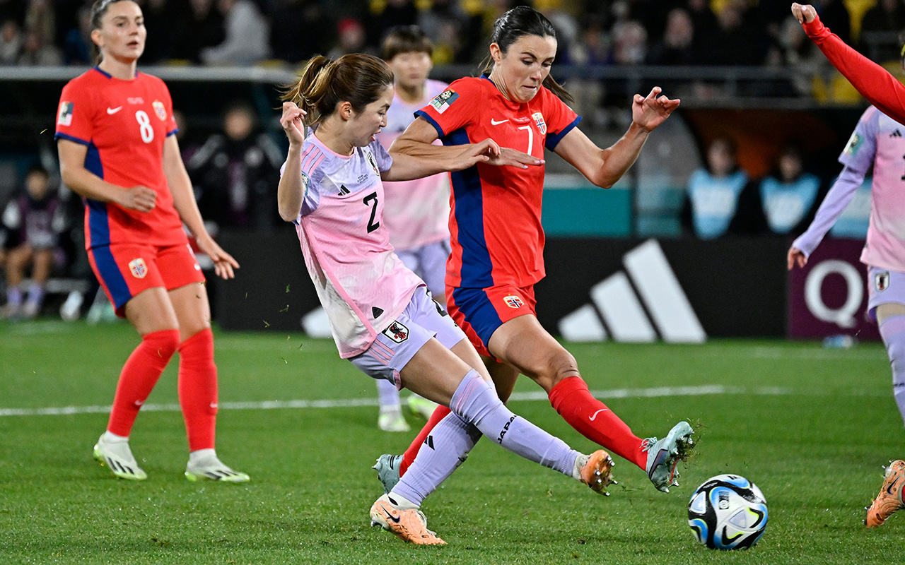 Shimizu scores against Norway