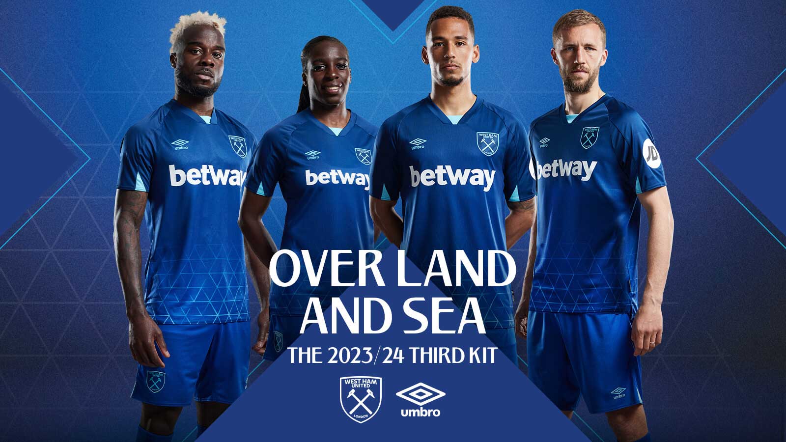 Over Land And Sea. The 2023/24 West Ham United Third Kit West Ham