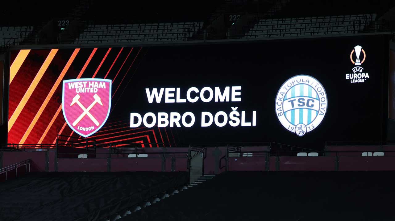 FK TSC welcome at London Stadium