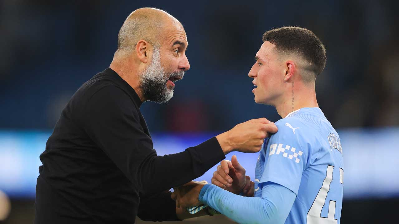 Guardiola and Foden