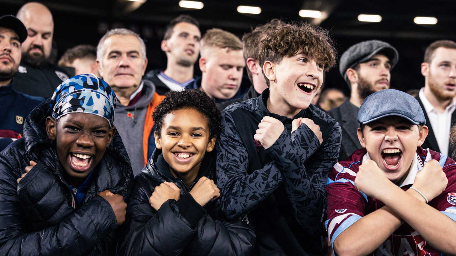 Junior fans at London Stadium