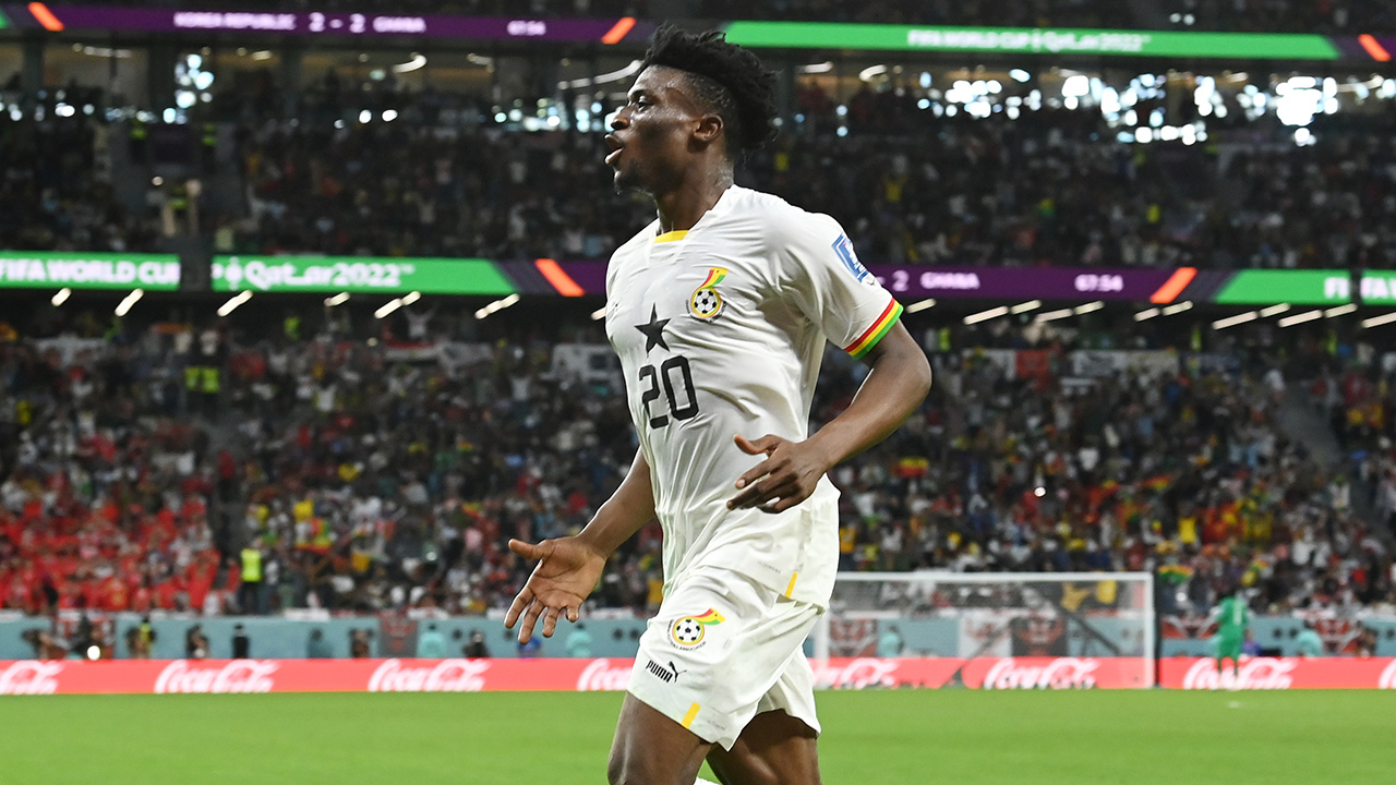 Kudus in action for Ghana