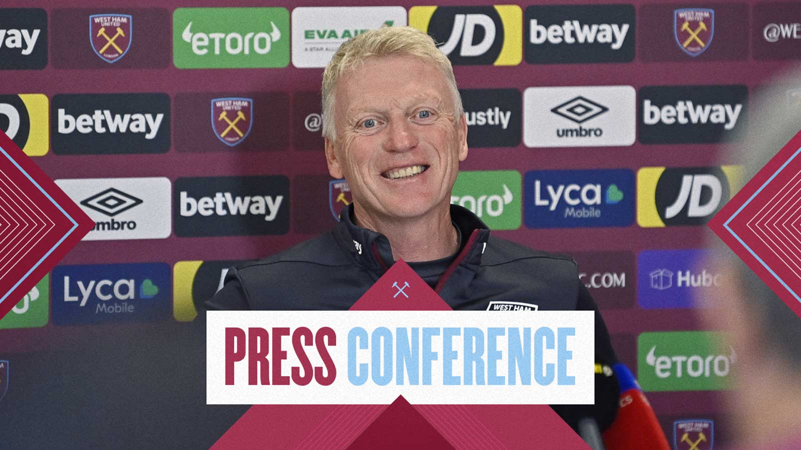 David Moyes speaks at a press conference