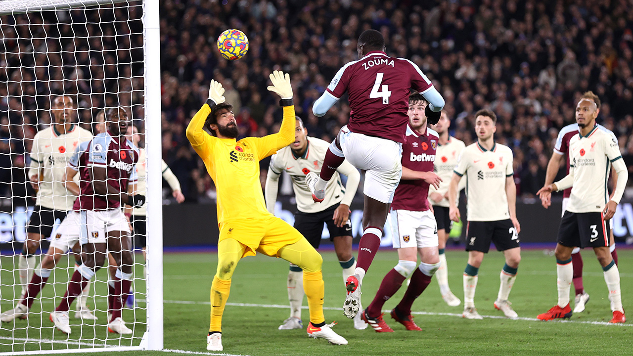 Kurt Zouma v Liverpool