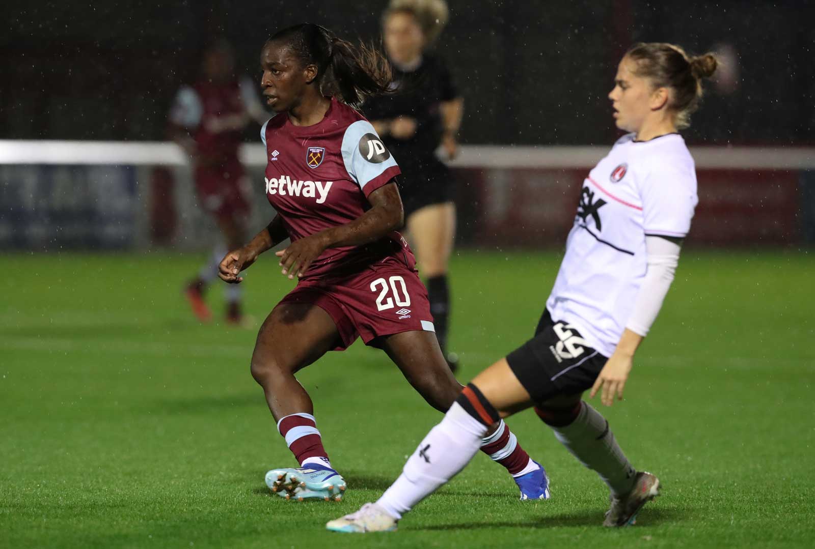 Viviane Asseyi in action against Charlton