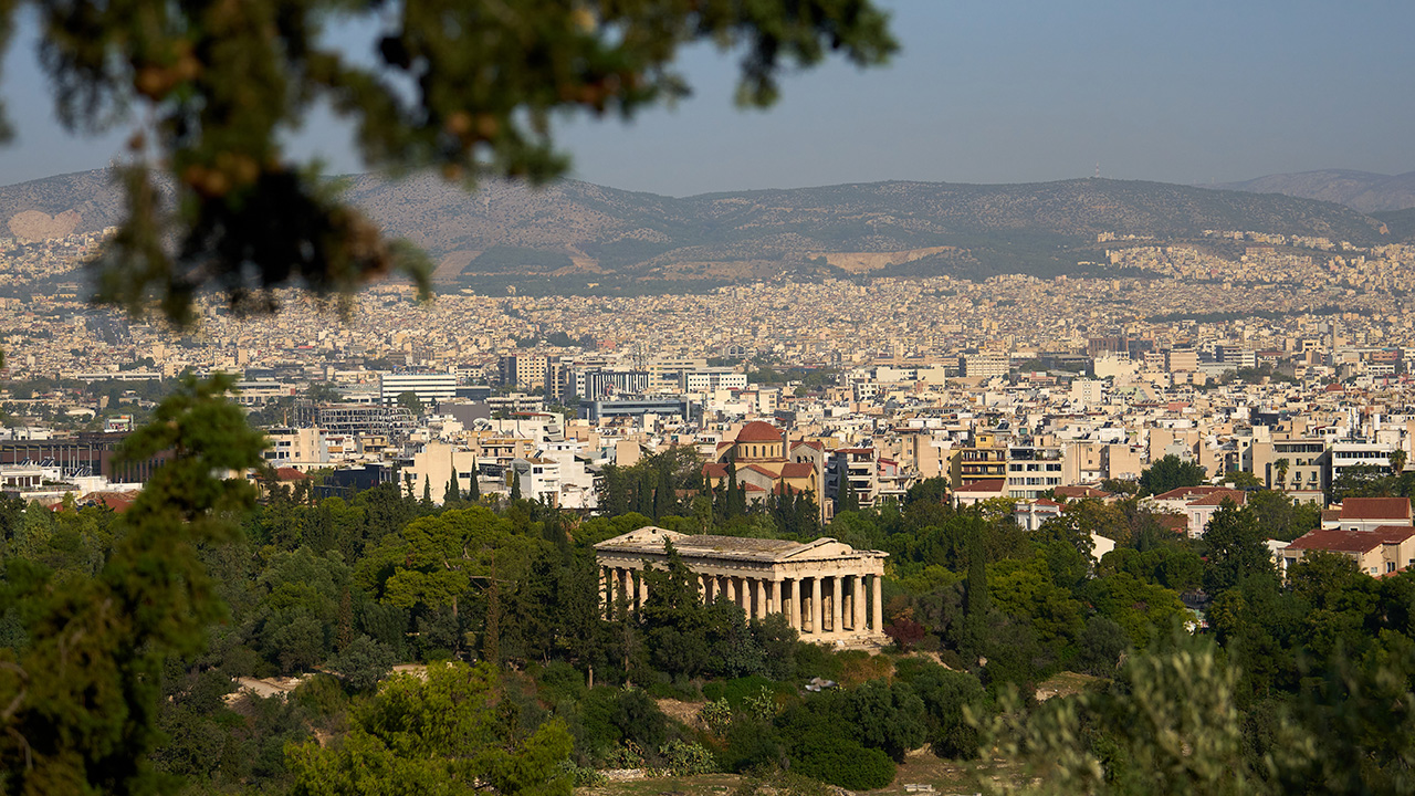 A general view of Athens