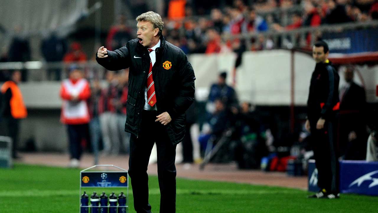 Moyes in Olympiacos in 2014