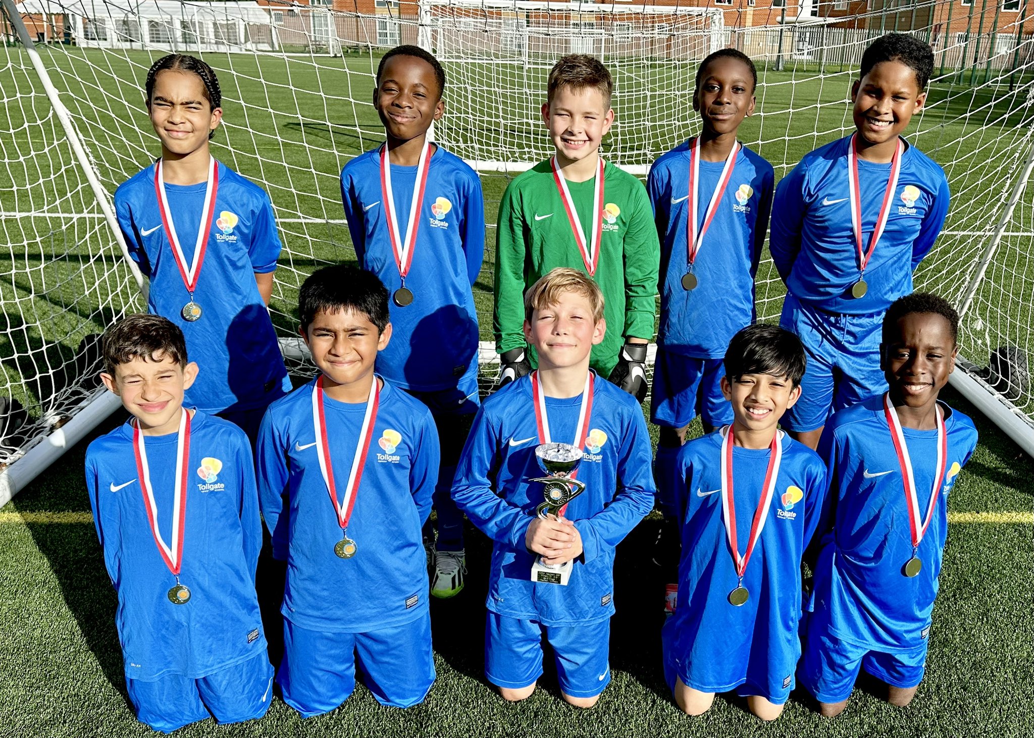 WHU Foundation PL Primary Stars boys tournament winners