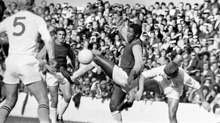 Clyde Best v Burnley in 1969
