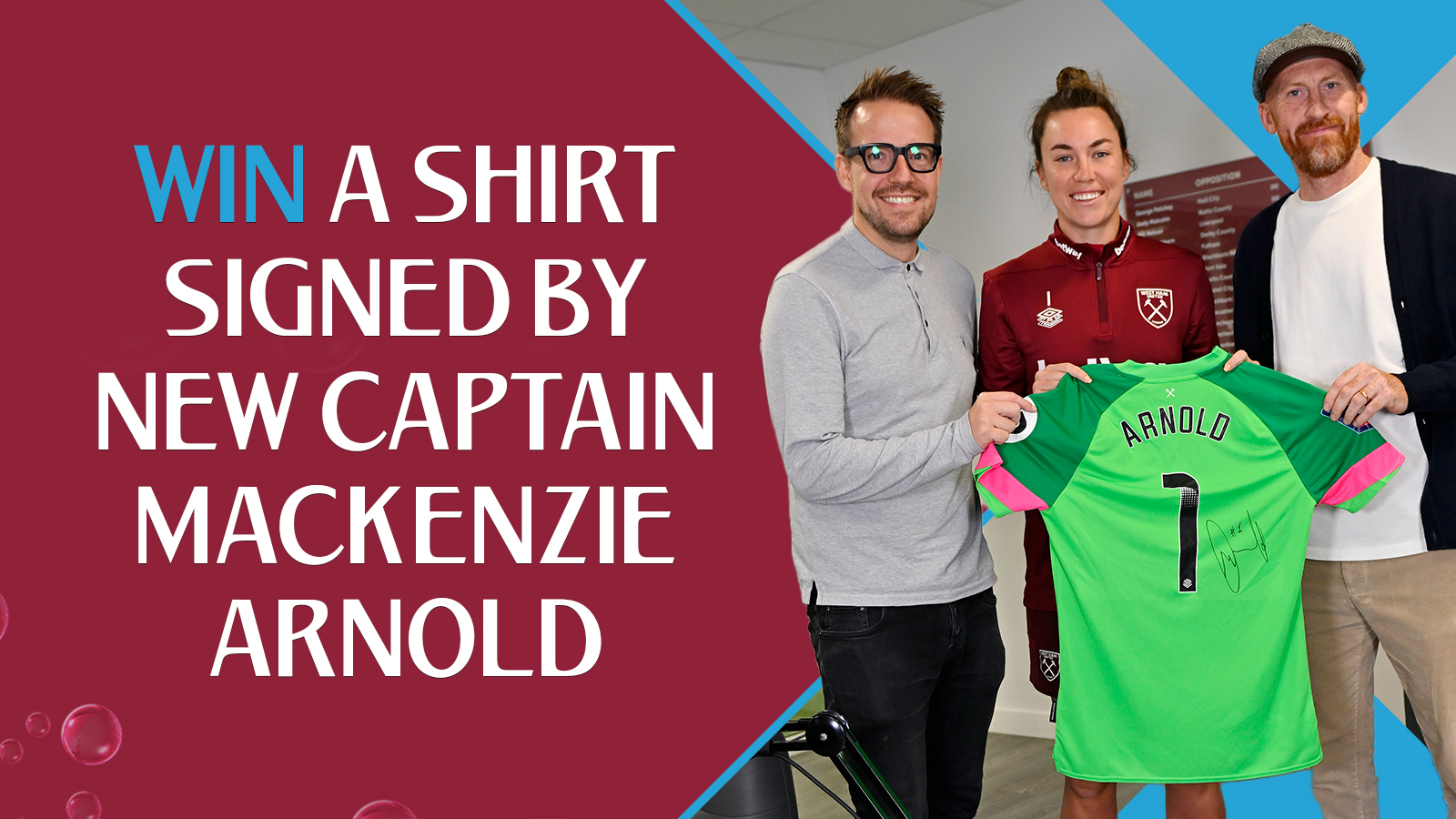 Win A Signed Mackenzie Arnold Shirt