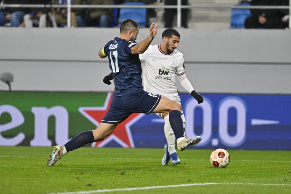 Match action against FK TSC Bačka Topola