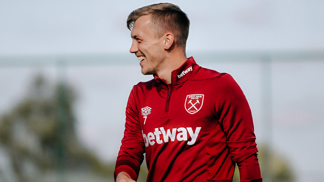 James Ward-Prowse in training