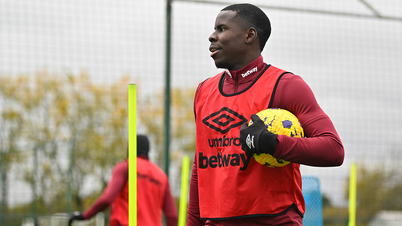 Kurt Zouma training